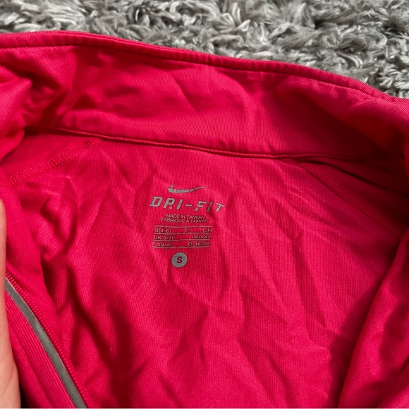 Nike hot pink half zip long sleeve size small - Picture 2 of 2